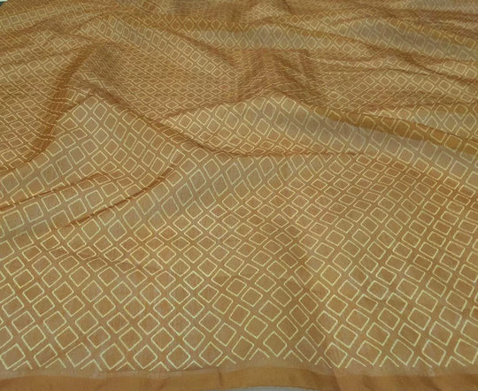 Printed Mustard yellow blouse for woman by Ethnic Today.