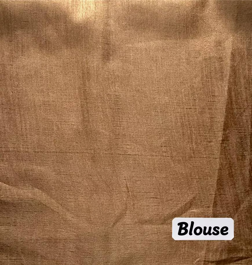 Solid Brown toned blouse for Woman.
