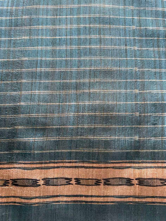 Blue colour blouse in Stripe pattern for woman.