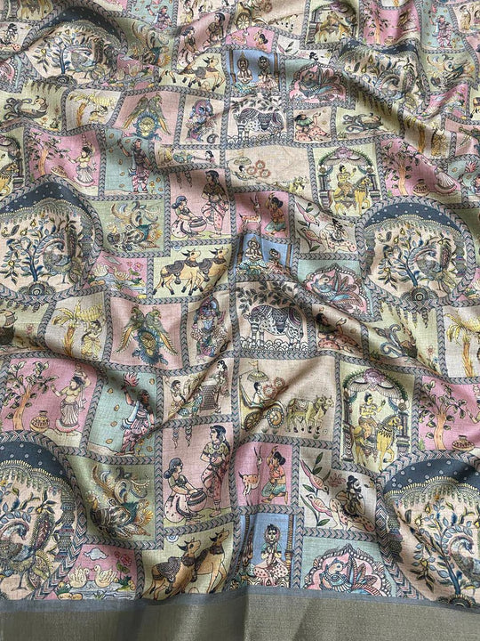 Kalamkari print blouse for woman by Ethnic Today.