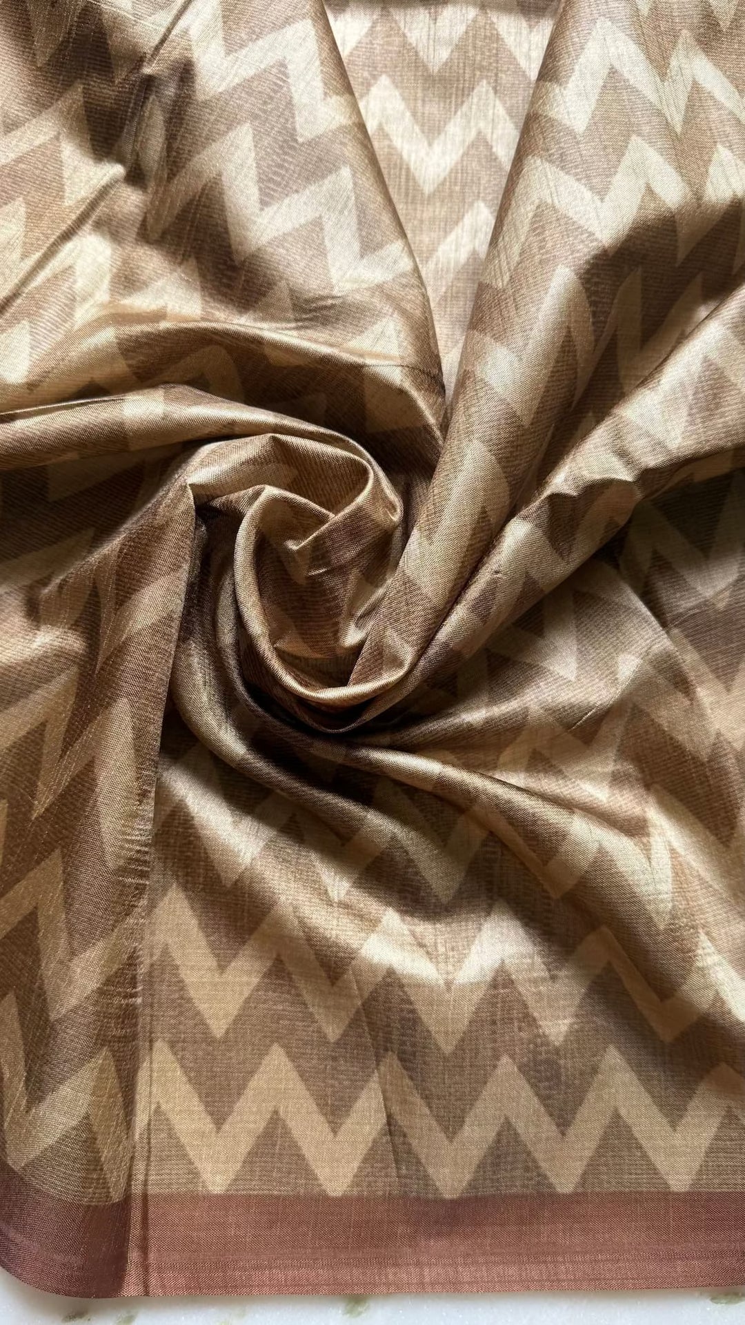 Chevron print blouse piece by Ethnic Today.
